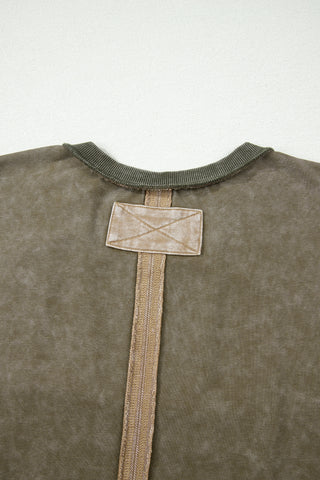 Wildflower Meadow Patch Mineral Washed Top by Luke & Estelle