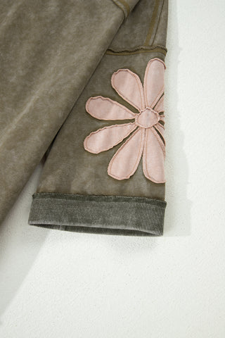 Wildflower Meadow Patch Mineral Washed Top by Luke & Estelle