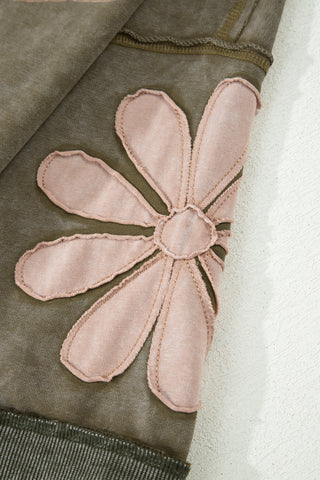 Wildflower Meadow Patch Mineral Washed Top by Luke & Estelle