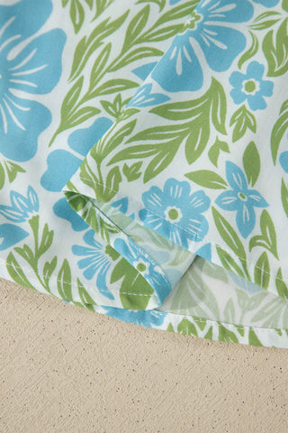 Emerald Tide Floral Blouse by Luke & Estelle