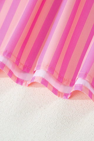 Sunset Stripe Ruffle Blouse by Luke & Estelle