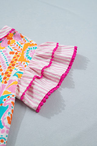 Fiesta Garden Flutter Blouse by Luke & Estelle