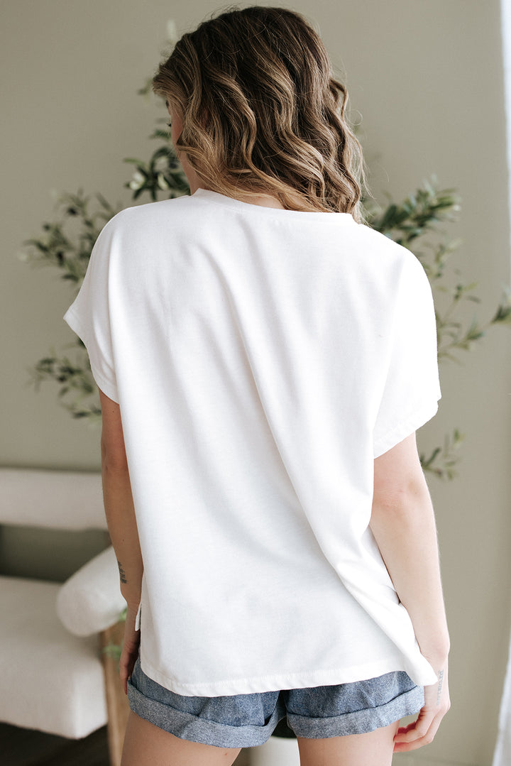 Petal Pop Appliqué Tee — Bloom Bright 🌸