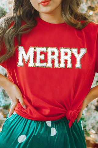 ✨ “Merry” Tee – Hey Beautiful Boutique Exclusive✨