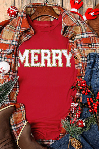 ✨ “Merry” Tee – Hey Beautiful Boutique Exclusive✨