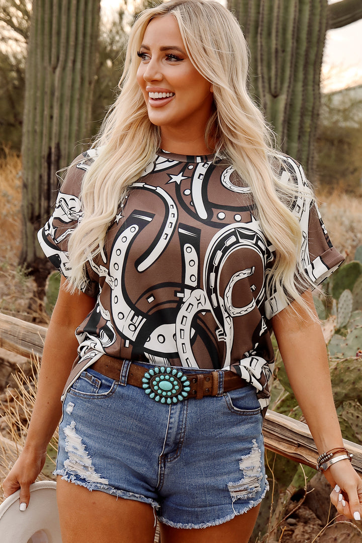 Lucky Break Horseshoe Top 🤠✨