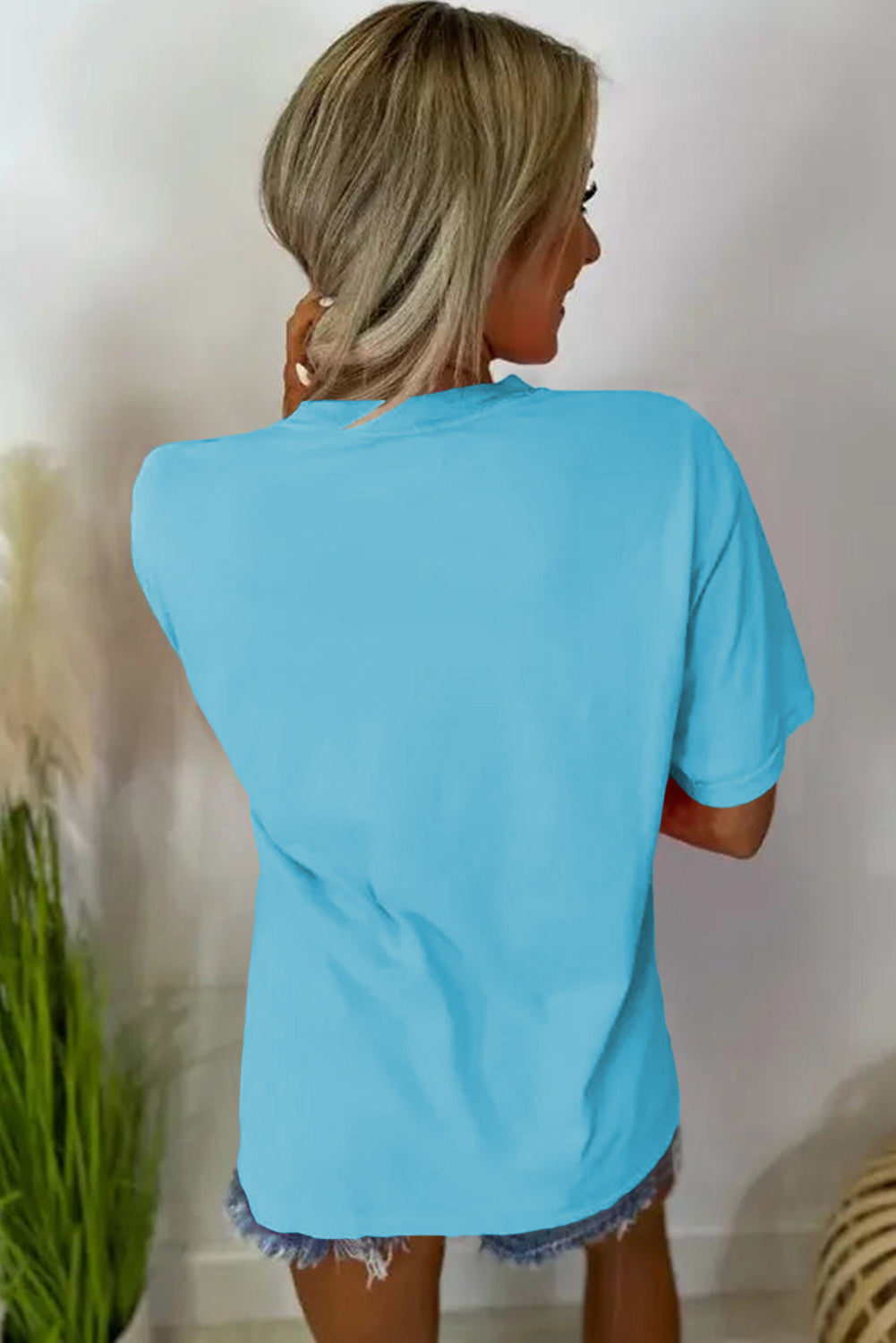 Neon Pop MAMA Tee – Ocean Blue