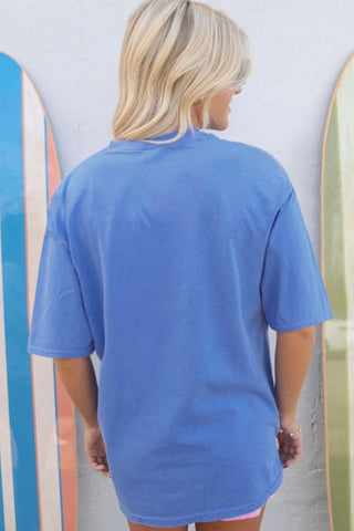 Rodeo Forever Vintage Graphic Tee (Blue)