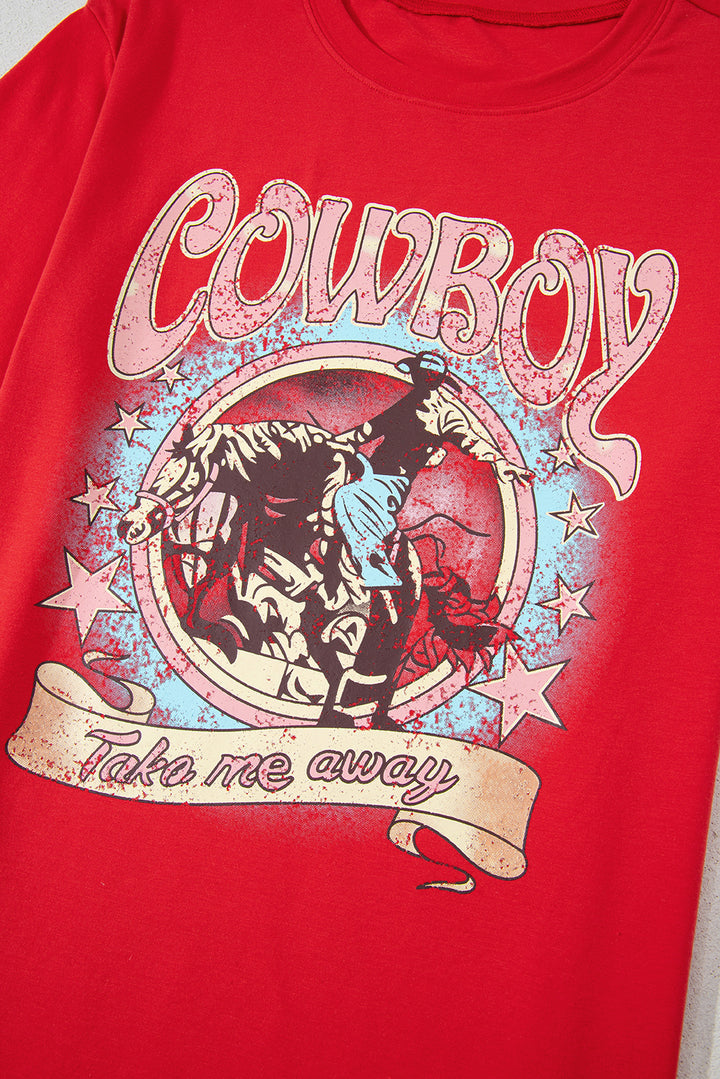 Cowboy Take Me Away Vintage Graphic Tee 🤠❤️