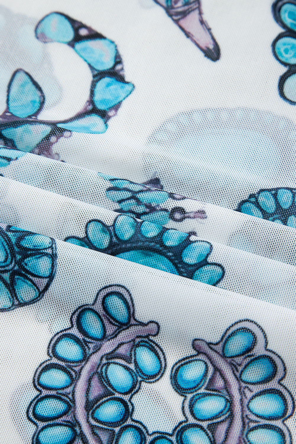 High Desert Turquoise Concho Tee — White