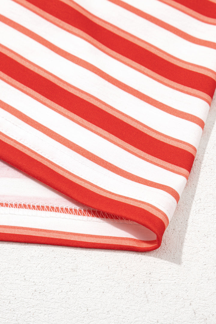 Sunset Stroll Striped Tee