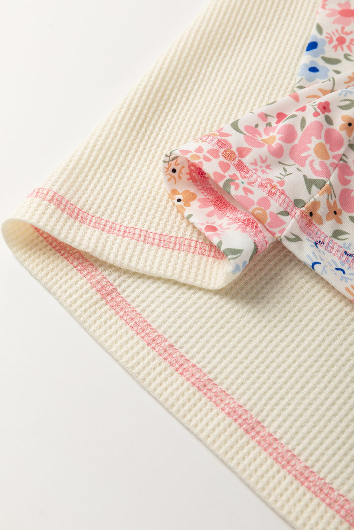 Meadow Flower Whimsy Waffle Tee