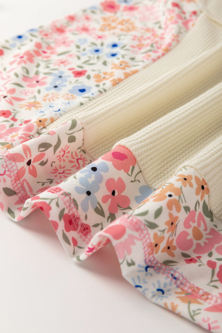 Meadow Flower Whimsy Waffle Tee