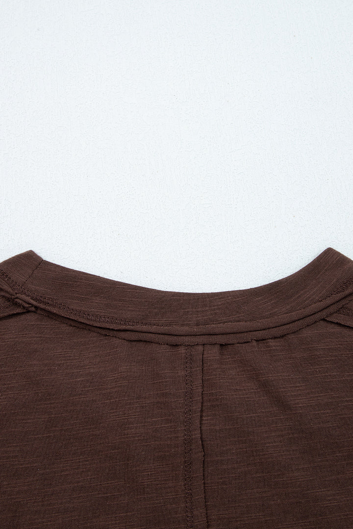 Cocoa Lace Illusion Layered Long-Sleeve Tee