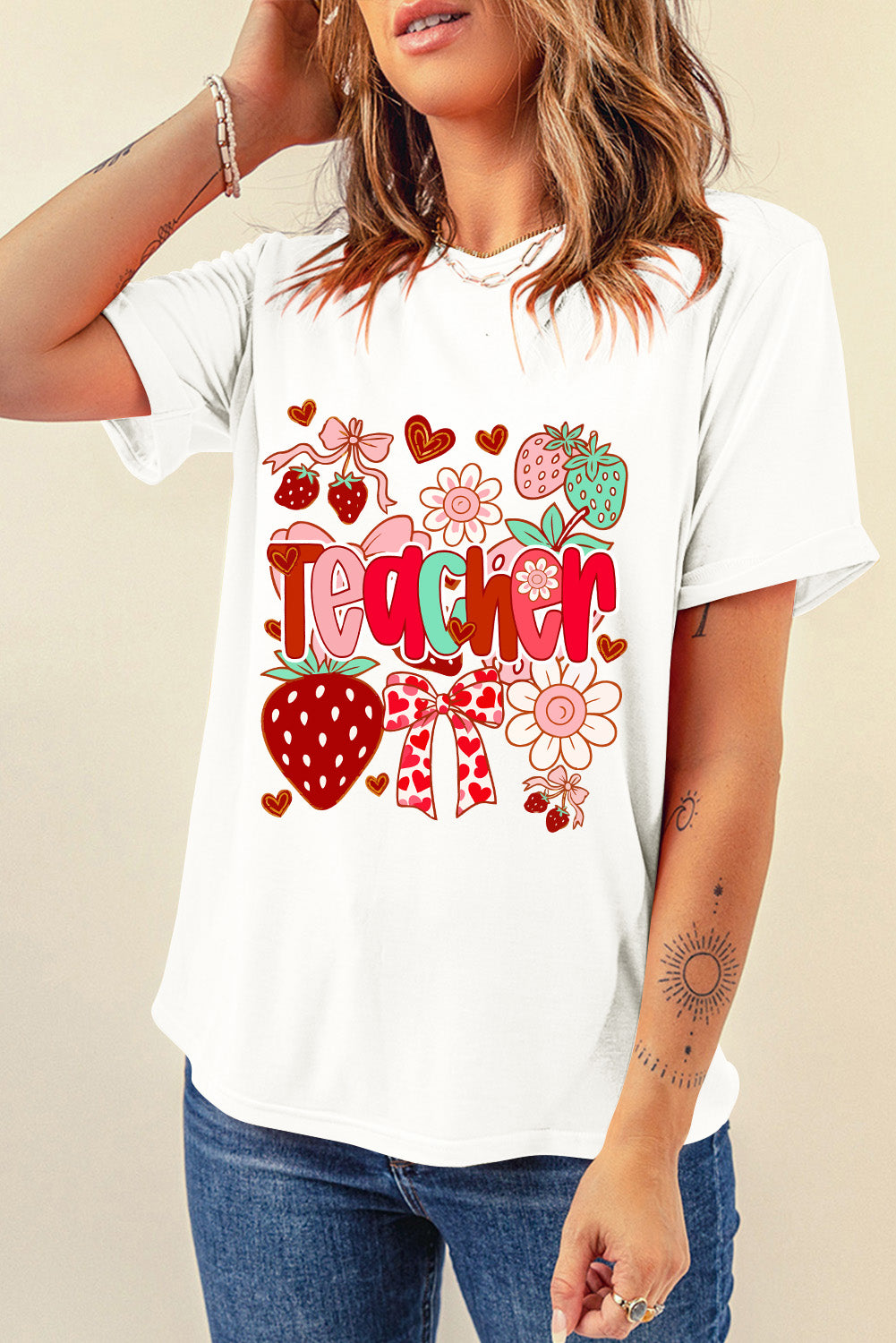 Berry Sweet Teacher Tee