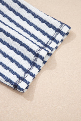 Harbor Breeze Textured Stripe Top by Luke & Estelle