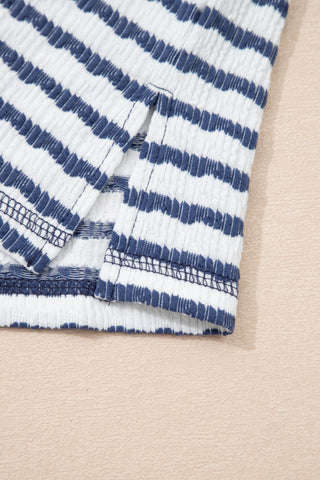 Harbor Breeze Textured Stripe Top by Luke & Estelle