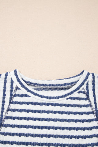Harbor Breeze Textured Stripe Top by Luke & Estelle