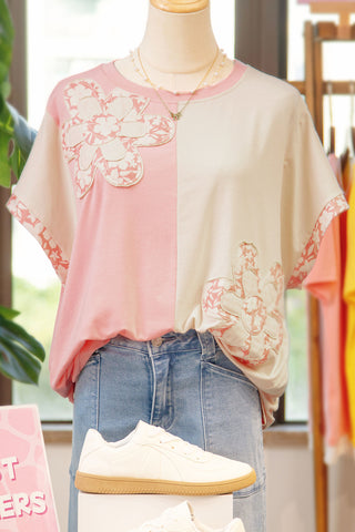 Sweet Magnolia Floral Tee by Luke & Estelle