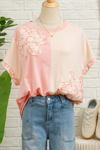 Sweet Magnolia Floral Tee by Luke & Estelle