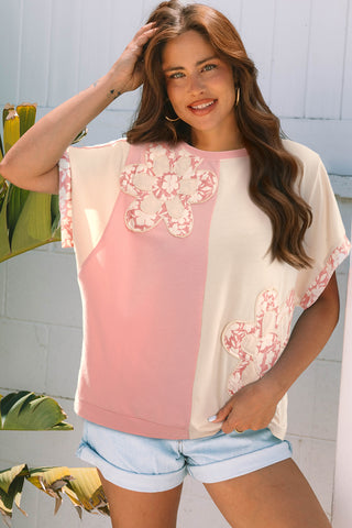 Sweet Magnolia Floral Tee by Luke & Estelle