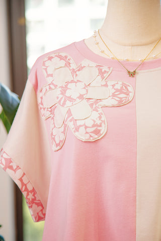 Sweet Magnolia Floral Tee by Luke & Estelle