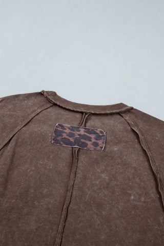 Luke & Estelle Wild Star Mineral-Wash Leopard Tee