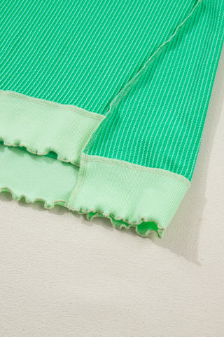 Twist of Lime Textured Top by Luke & Estelle