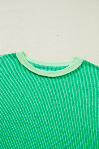 Twist of Lime Textured Top by Luke & Estelle