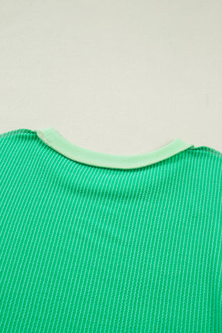 Twist of Lime Textured Top by Luke & Estelle