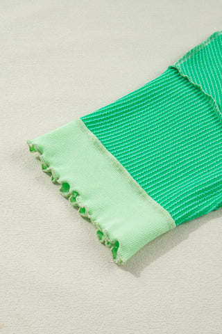 Twist of Lime Textured Top by Luke & Estelle