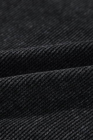 Merry & Bright Corded Sweatshirt – Charcoal