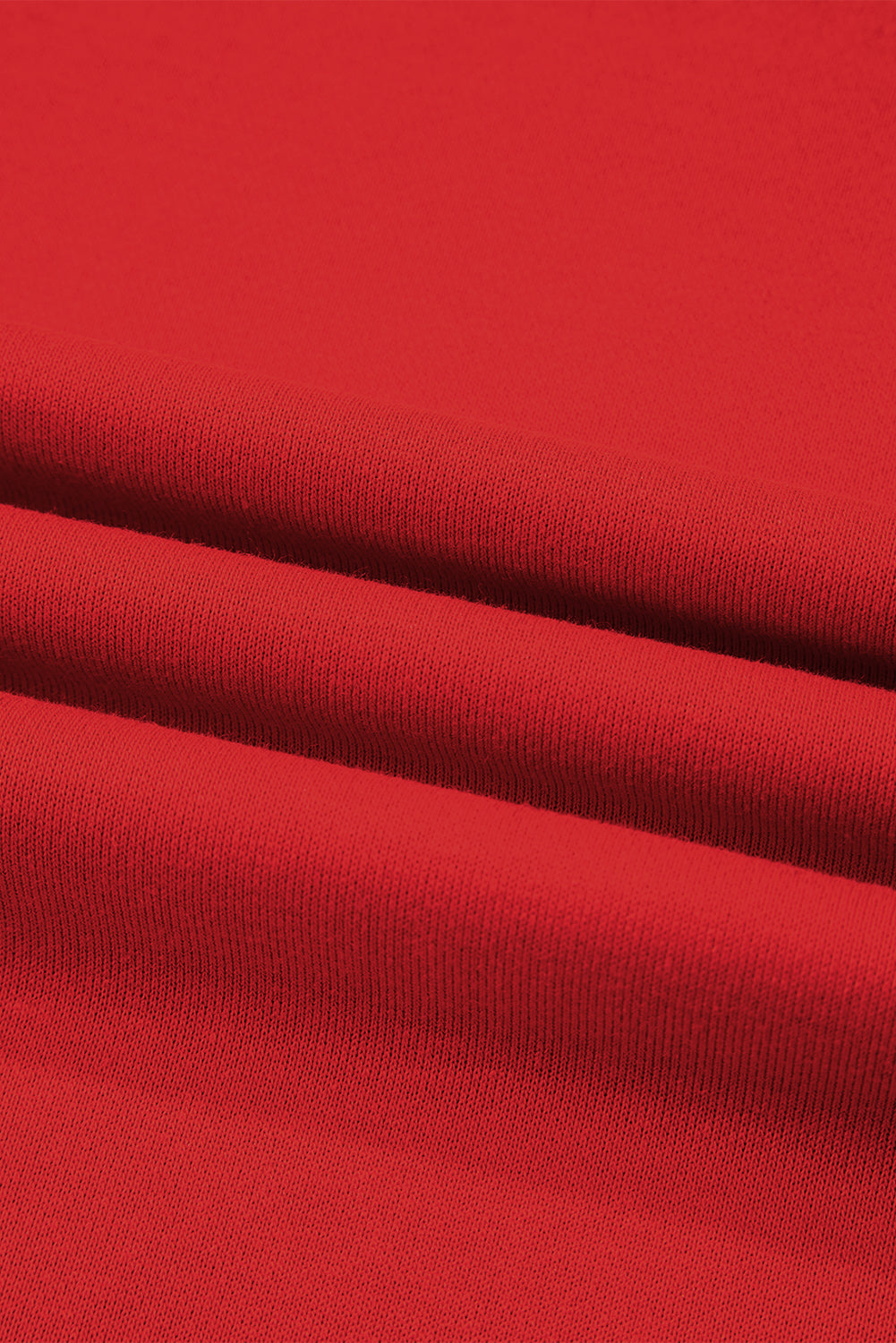 Luke & Estelle “Game On” Varsity Stripe Sweatshirt – Bold Red Essential