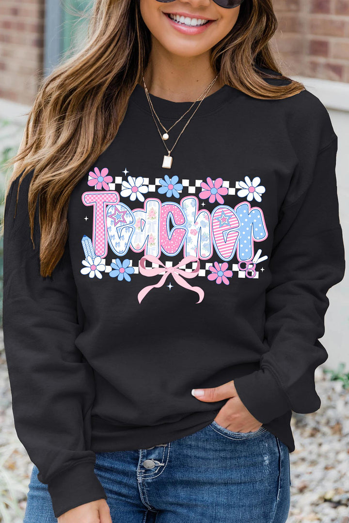 Chalkboard Charm Graphic Sweatshirt