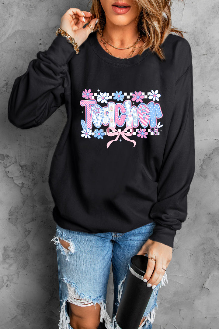 Chalkboard Charm Graphic Sweatshirt