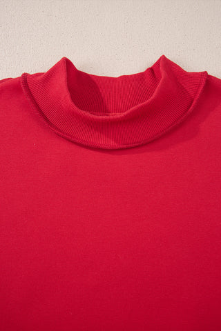 Heirloom Oversized Drop Shoulder Mock Neck Sweatshirt