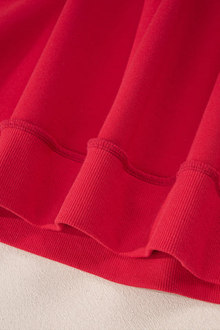 Heirloom Oversized Drop Shoulder Mock Neck Sweatshirt