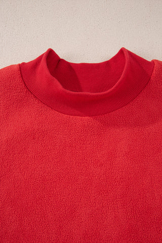Heirloom Oversized Drop Shoulder Mock Neck Sweatshirt