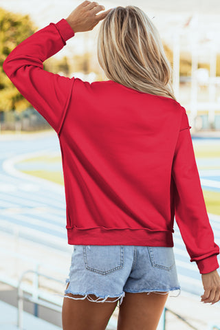 Heirloom Oversized Drop Shoulder Mock Neck Sweatshirt