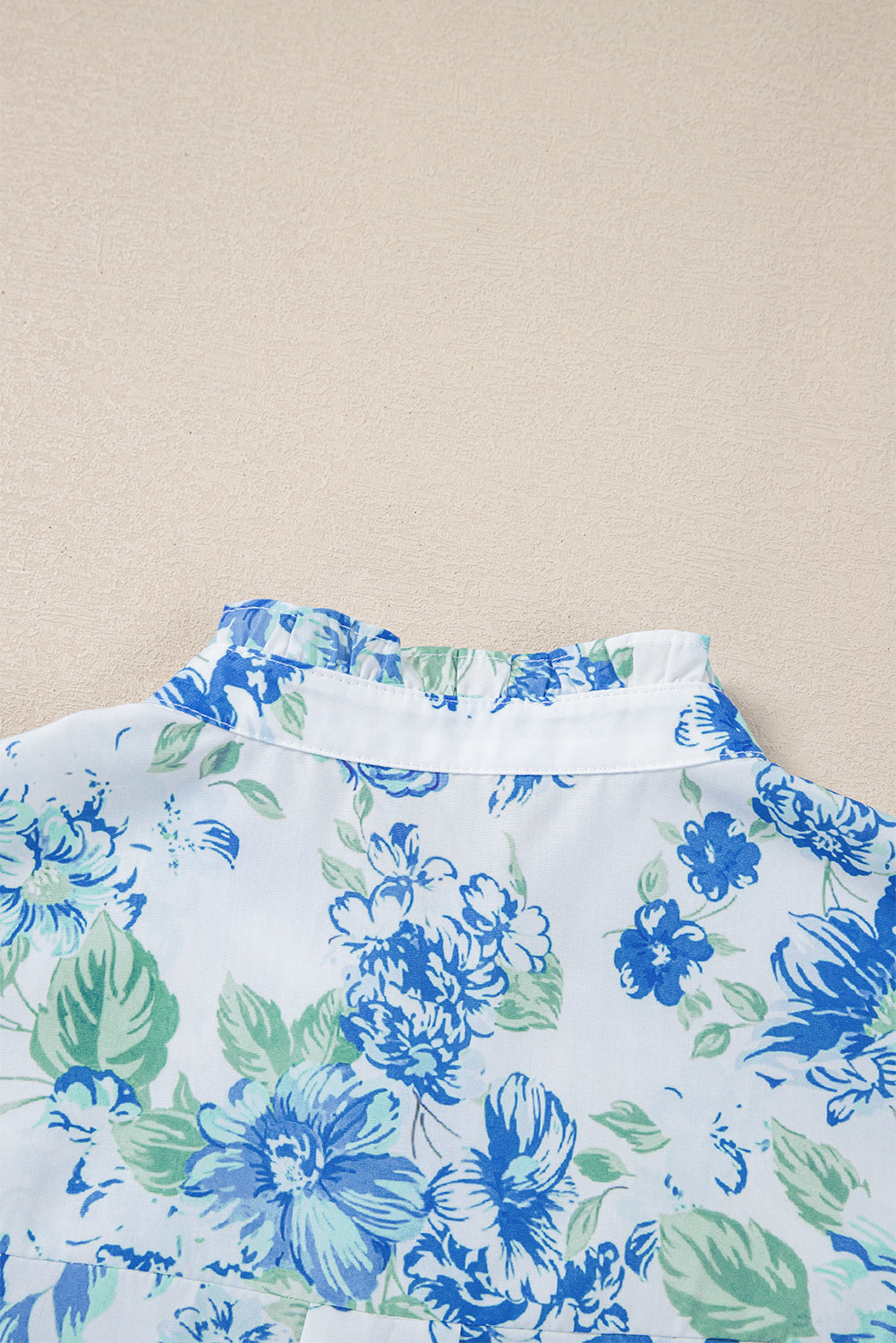 Bluebell Bloom Ruffle Flutter Blouse