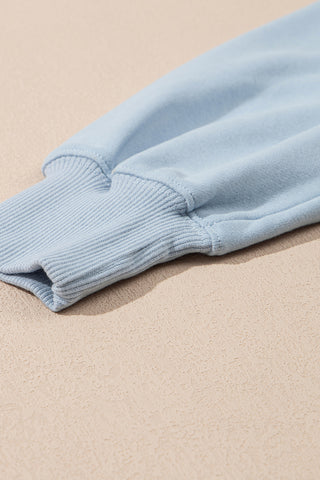 ✨ Cozy Chic Quarter-Zip Lounge Set (Black or Powder Blue) ✨