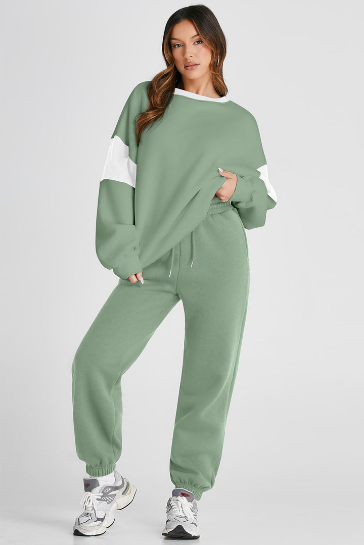 Luxe Comfort Jogger Set – Sage Green or Navy