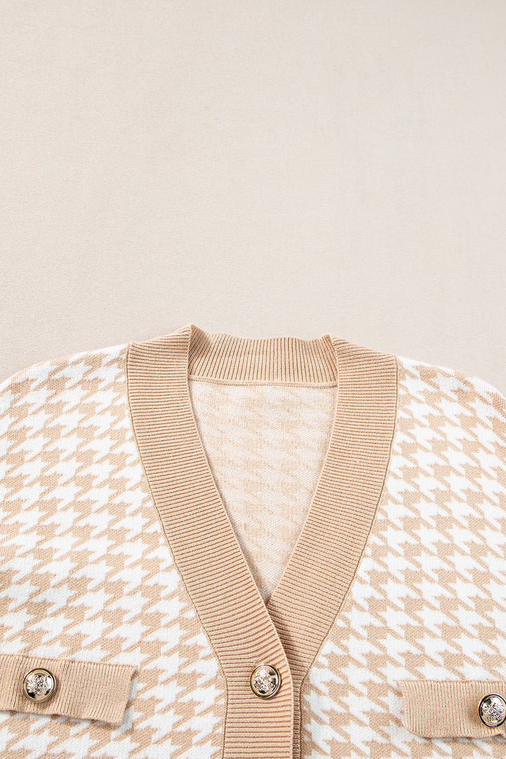 ✨ Luke & Estelle “Classic Chic Houndstooth Cardigan” ✨