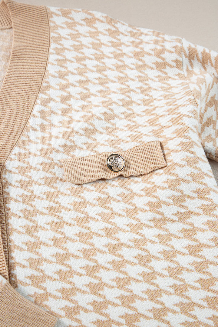 ✨ Luke & Estelle “Classic Chic Houndstooth Cardigan” ✨