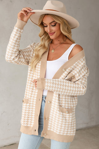 ✨ Luke & Estelle “Classic Chic Houndstooth Cardigan” ✨