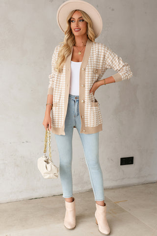 ✨ Luke & Estelle “Classic Chic Houndstooth Cardigan” ✨