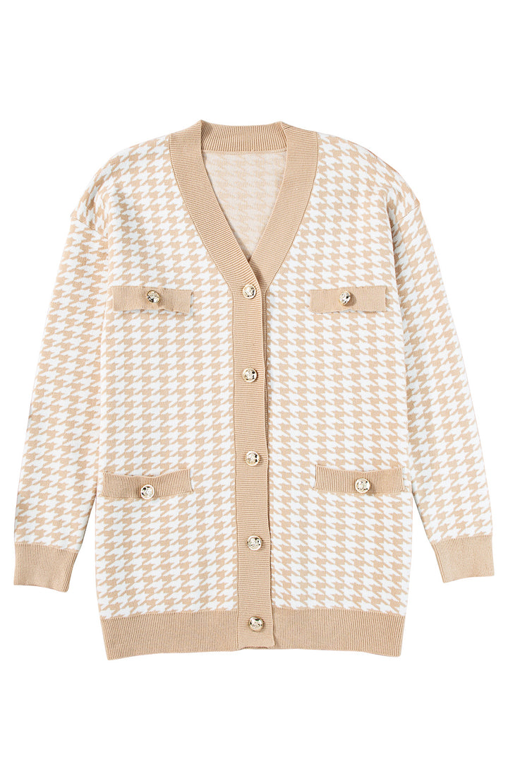 ✨ Luke & Estelle “Classic Chic Houndstooth Cardigan” ✨
