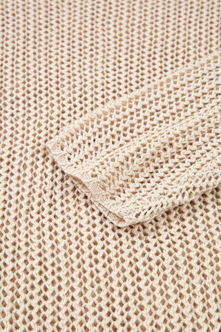 Toasted Pearl Mesh Sweater