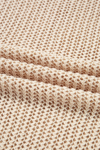 Toasted Pearl Mesh Sweater