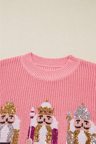 ✨ “Sugar Plum Nutcracker Knit Vest” – Holiday Magic in Every Stitch 💖